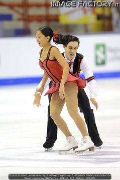 2013-02-27 Milano - World Junior Figure Skating Championships 5186 Jessica Calalang-Zack Sidhu USA